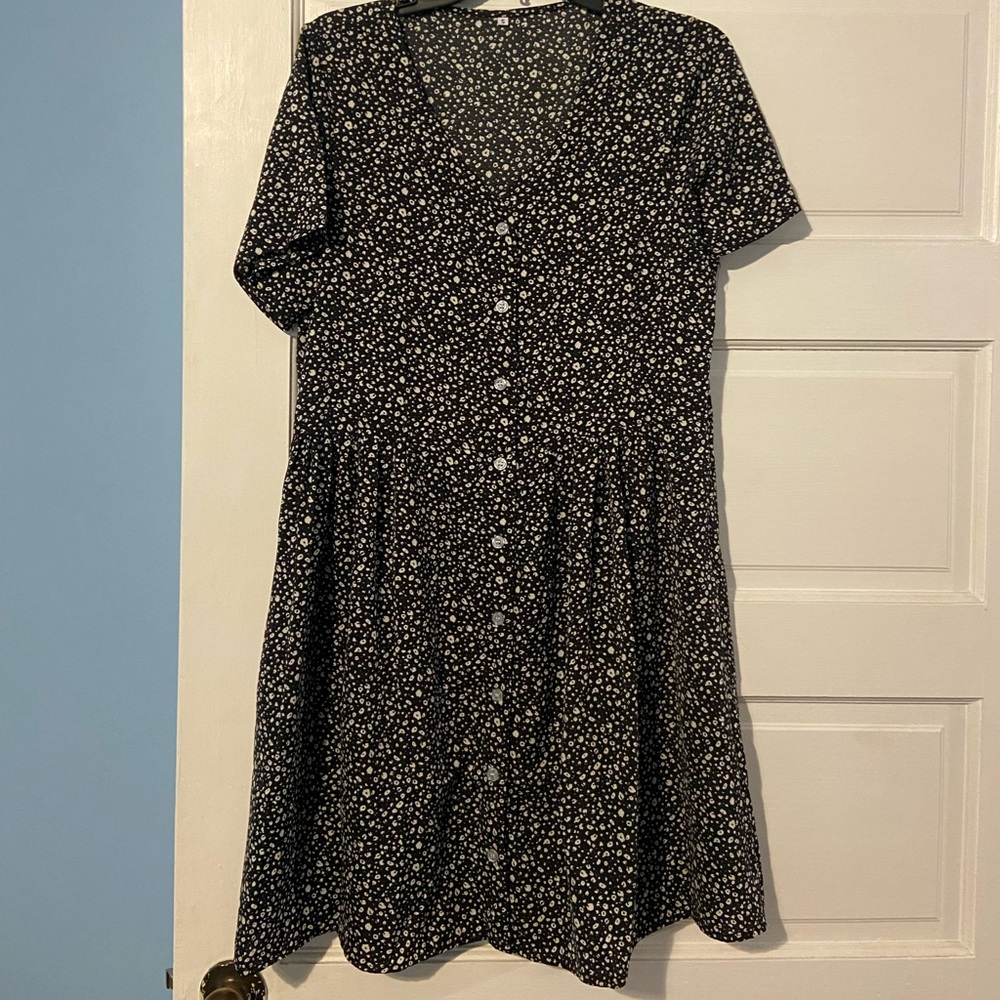 Size small black and white dress